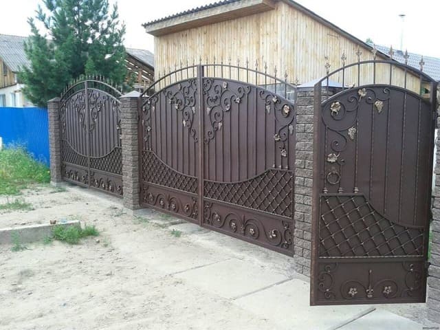 кованые и сварные ворота Воскресенск